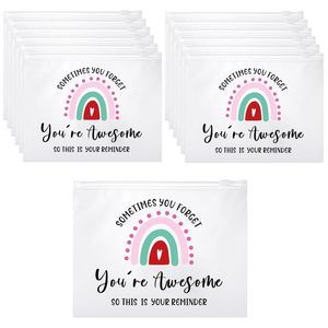 50 Pcs Inspirational Gifts Bulk For Women Cosmetic Bag Eva You Are Braver🐣